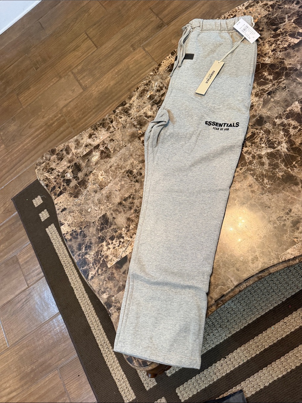 ESSENTIALS Men’s Heather Gray Jogger Sweatpants